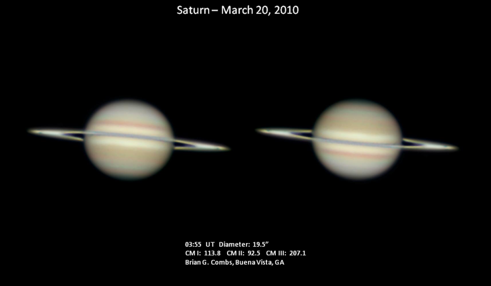 Saturn - March 20, 2010