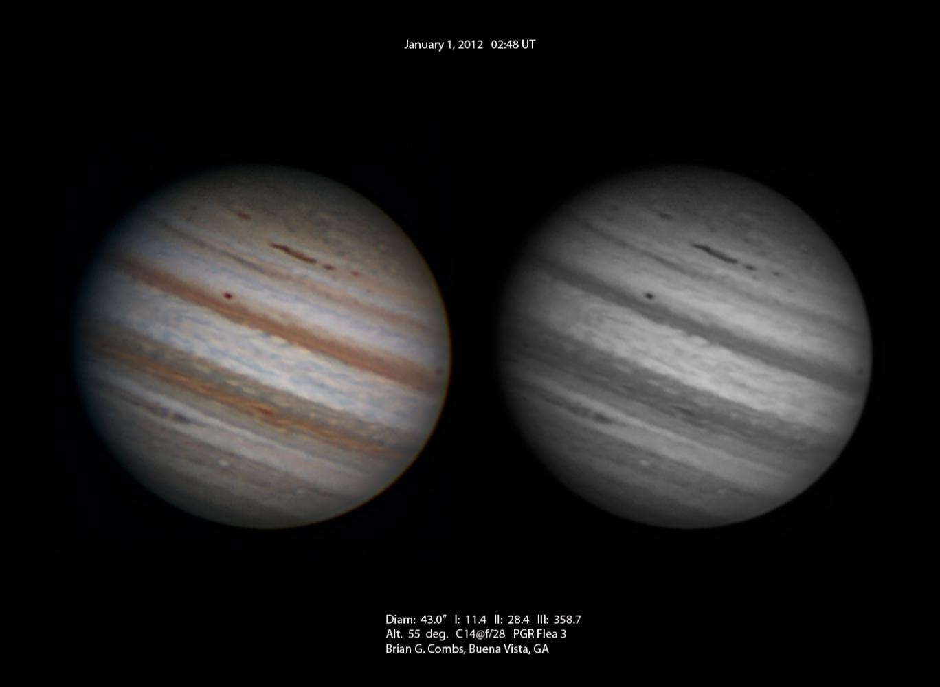 Jupiter - January 1, 2012