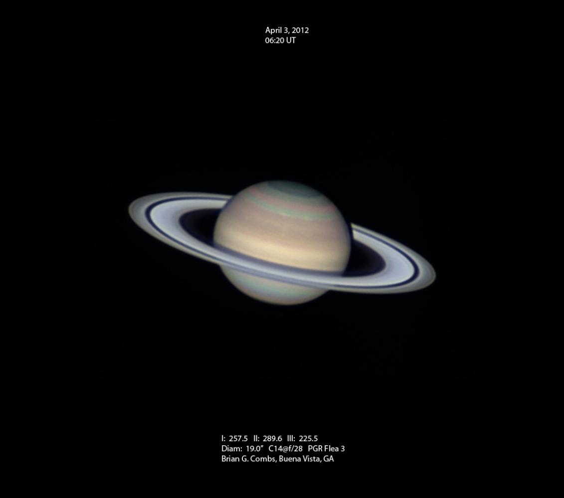 Saturn - April 3, 2012